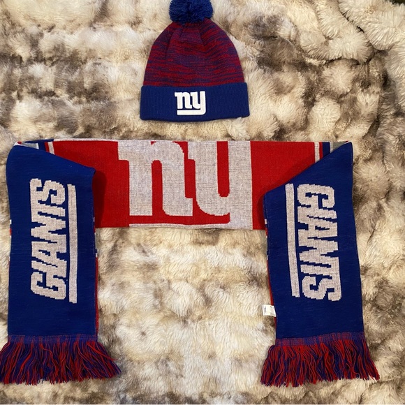 New York Giants NFL Beanie & Scarf one size - Picture 2 of 10